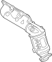 285103CKA0 Catalytic Converter with Integrated Exhaust Manifold (Left)