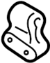 View Exhaust System Hanger (Front, Rear) Full-Sized Product Image