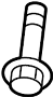 Image of Bolt. Arm. Control. Cntl. (Front, Rear, Upper, Lower). A fastener used to. image for your Genesis