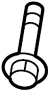 Image of Bolt. Strut. Suspension. (Upper). A Bolt used to secure a. image for your 2020 Genesis G80   