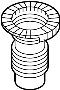 View Suspension Strut Bellows (Front, Upper) Full-Sized Product Image