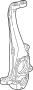 Image of Steering Knuckle (Left, Front) image for your Genesis