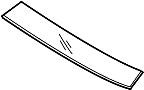Image of Glass. Panel. (Front). A air / wind deflector. image for your 2022 Hyundai Elantra N   