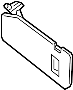 Image of Sun Visor (Right) image for your 2022 Genesis GV70   
