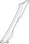 Image of Interior Quarter Panel Trim Panel (Right, Rear, Lower) image for your 2012 Hyundai Veracruz   