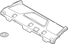 Image of Package Tray Trim (Front, Rear, Upper) image for your 2008 Hyundai Entourage   