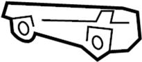 Image of Bumper Impact Bar Brace (Front, Upper) image for your 2021 Hyundai Sonata   