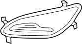 View Trim strip, bumper, rear Full-Sized Product Image 1 of 1