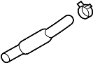 Image of Radiator Coolant Hose (Upper, Lower) image for your Hyundai