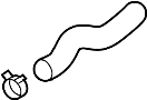 Image of Radiator Coolant Hose (Upper) image for your 2007 Hyundai Tucson 2.0L A/T 4WD GLS Sport Utility 
