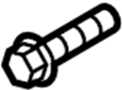 Image of Bolt. AIR. CONDITIONING. Clutch. (A/C). A threaded rod with a. image for your 2009 Hyundai Veracruz  GLS Sport Utility 