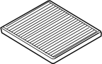 Image of Cabin Air Filter image for your 2016 Hyundai Sonata