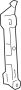 Image of Fender Insulator (Right, Rear) image for your 2021 Hyundai Accent   