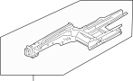 Image of Frame Side Member Assembly (Left, Front, Lower) image for your 2013 Hyundai Accent  GS Hatchback 
