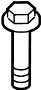 Image of Bolt. Mount. (Front). Engine Mount Bolt. Rack. image for your Genesis