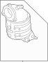 Image of Catalytic Converter image for your 2011 Hyundai Tucson  GL Sport Utility 