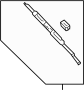 View S - Blade. Wiper Blade. (Front) Full-Sized Product Image