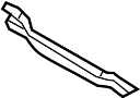 Image of Instrument Panel Knee Bolster Bracket image for your 2014 Hyundai Genesis Coupe  2.0T R-Spec Coupe 