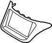 Image of Radio Bezel (Upper) image for your 2002 Hyundai Santa Fe   