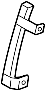 Image of Window Regulator Guide (Left, Rear, Lower) image for your 2016 Hyundai Genesis Coupe   