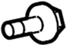 Image of Exterior Door Handle Base Bolt image for your 2016 Hyundai Elantra 1.8L PZEV M/T SE Sedan 