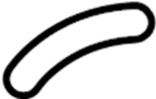 View Fuel Filler Hose (Upper) Full-Sized Product Image 1 of 4