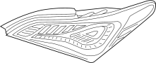 Image of Tail Light Assembly (Left, Rear) image for your Hyundai