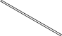 View Bumper Cover Insulator. Seal strip.  Full-Sized Product Image 1 of 2