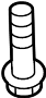 View Transmission Crossmember Bolt Full-Sized Product Image 1 of 1