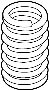 Image of Coil Spring (Front) image for your 2018 Genesis G80   