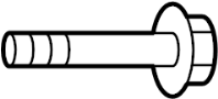 View Suspension Control Arm Bolt (Front, Rear, Upper, Lower) Full-Sized Product Image