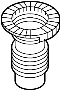 View Suspension Strut Bellows (Front, Upper) Full-Sized Product Image 1 of 2