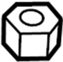 View Nut. Arm. Cntl. Rod. Tie. (Rear, Upper, Lower) Full-Sized Product Image 1 of 10