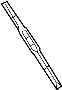View Windshield Wiper Blade (Front) Full-Sized Product Image