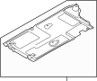 Image of Floor Pan Splash Shield (Left, Rear) image for your 2013 Hyundai Elantra GT   