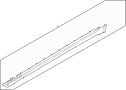 Image of Rocker Panel Guard (Right) image for your 2010 Hyundai Sonata 2.4L A/T GLS Sedan 