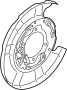 View Brake Backing Plate (Left, Rear) Full-Sized Product Image 1 of 2