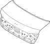 Image of Deck Lid image for your 2005 Hyundai Elantra   