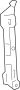 Image of Fender Insulator (Right, Front, Rear) image for your 2013 Hyundai Tucson  GLS Sport Utility 