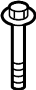 View Engine Mount Bolt (Front, Upper, Lower) Full-Sized Product Image