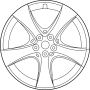 View Wheel (Rear) Full-Sized Product Image 1 of 3