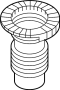 Image of Suspension Strut Bellows (Front, Upper) image for your 2021 Genesis G80   