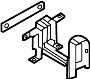 Image of Console Bracket (Front, Rear) image for your Genesis
