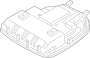 Image of Lamp. Console. Overhead. (Upper). A reading light. Console. image for your Genesis