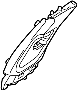 Image of Door Pillar Post Trim Set (Left, Upper) image for your 2012 Hyundai Veracruz   