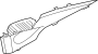 Image of Interior Quarter Panel Trim Panel (Right, Rear, Upper, Lower) image for your 2022 Genesis GV70   