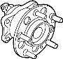 View Wheel Bearing and Hub Assembly (Right, Rear) Full-Sized Product Image
