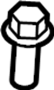 View Turbocharger Oil Line Bolt Full-Sized Product Image 1 of 3