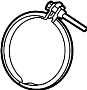 View Clamp. Exhaust. Converter. Catalytic.  Full-Sized Product Image