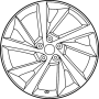 Image of Wheel image for your 2024 Genesis GV80  Prestige Signature Sport Utility 